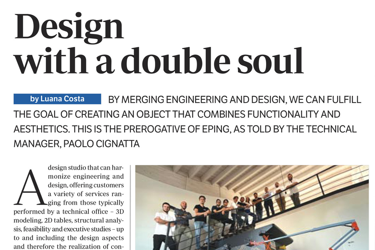 They’re Talking About Us: EPING Featured in the January Issue of MECCANICA 24 ORE